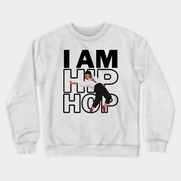 I Love Hip Hop Crewneck Sweatshirt by François Belchior